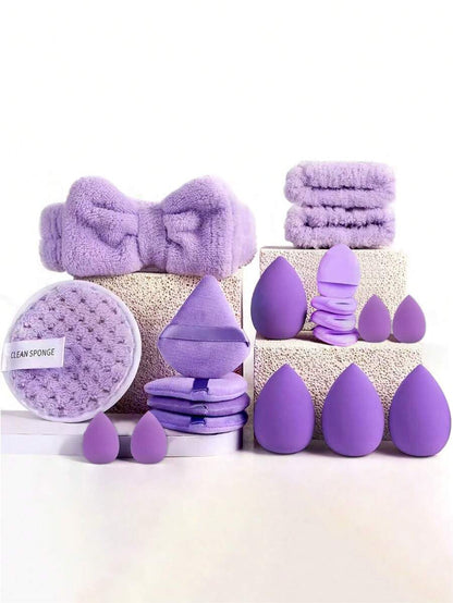33-Piece Makeup Brush and Sponge Set