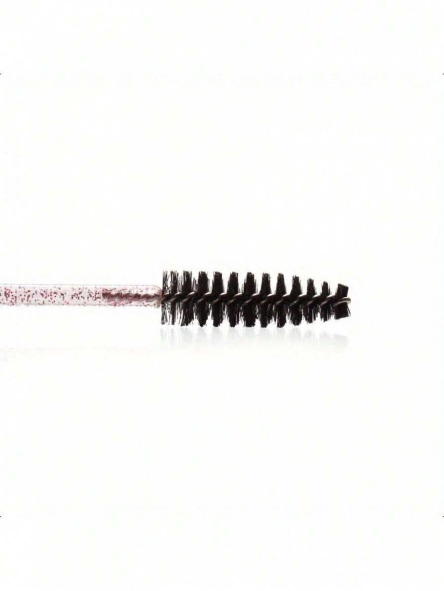 100-Piece Disposable Eyelash Brush Set with Container