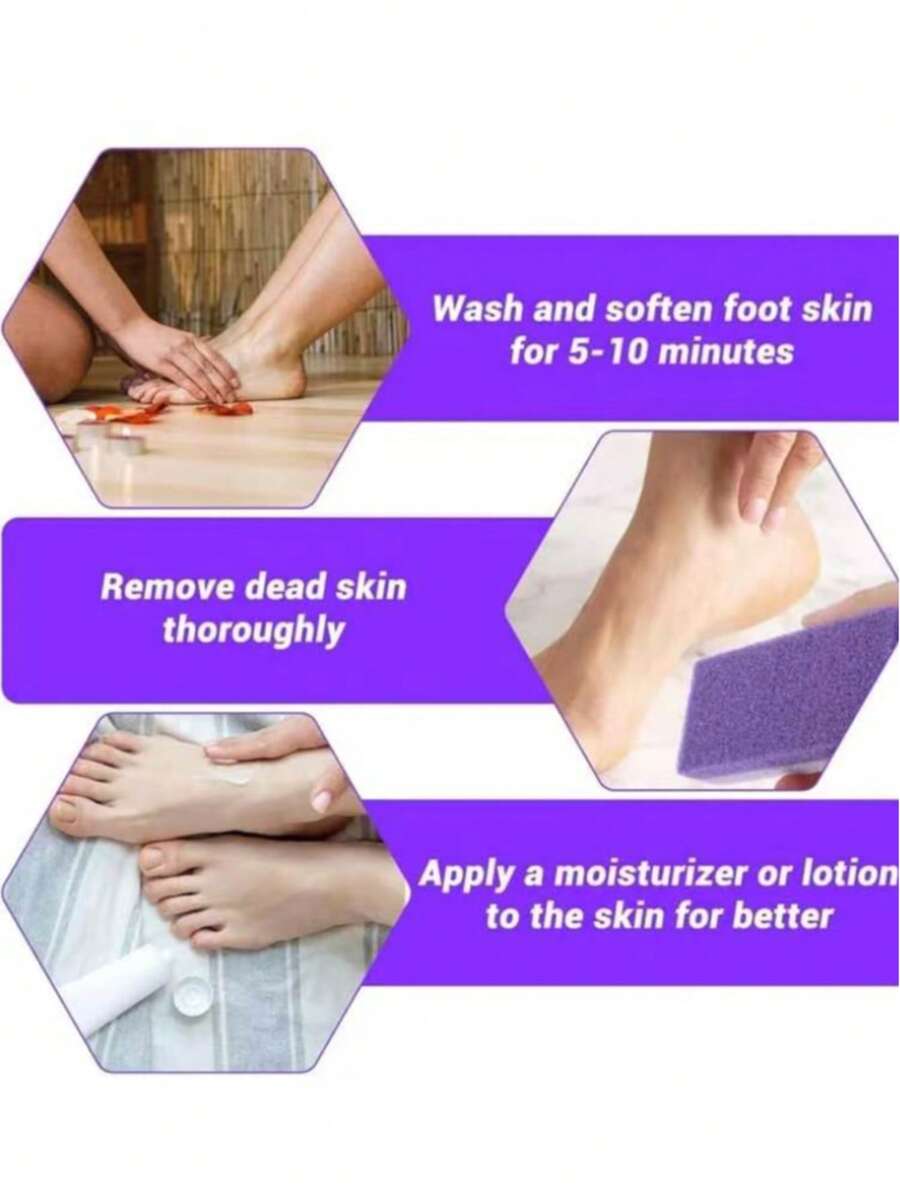 Dual-Sided Natural Pumice Foot Scrub Stone