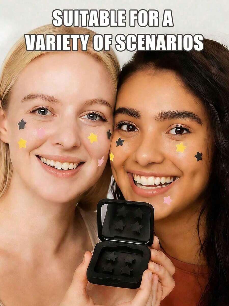 Star Face Sticker Set for Festival and Party Makeup